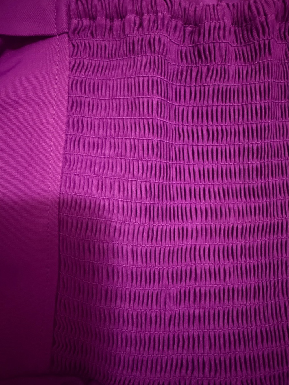 Express Violet Ruffle Peplum Top - Picture 6 of 6